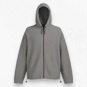 90s Vintage Dark Taupe Pile Fleece USA Made Gander Mountain Teddy Jacket Size XL